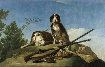 “Perros y útiles de caza”