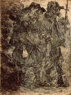 “Máscaras de gas”, (1916).