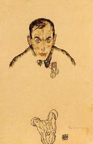 “Retrato del teniente de reserva Heinrich”, (1917).