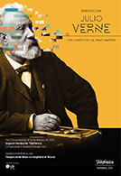 Cartel de la muestra sobre Julio Verne.